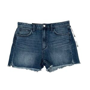 NEW Joe's Jeans Women's 31" Cut-Off Hi-Rise Blue Cotton Denim Trendy Shorts